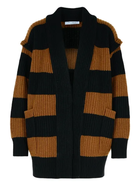 Max Mara striped pocket cardigan