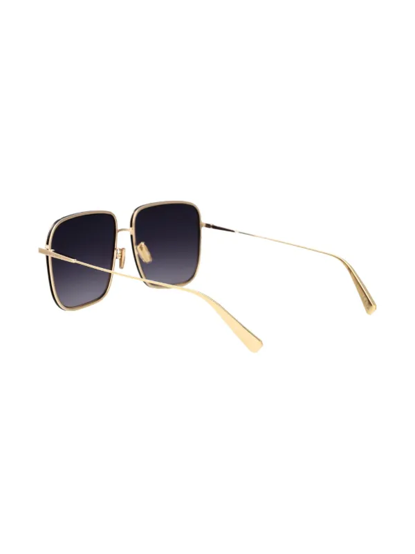 Bvlgari oversize-frame Sunglasses | Gold | FARFETCH