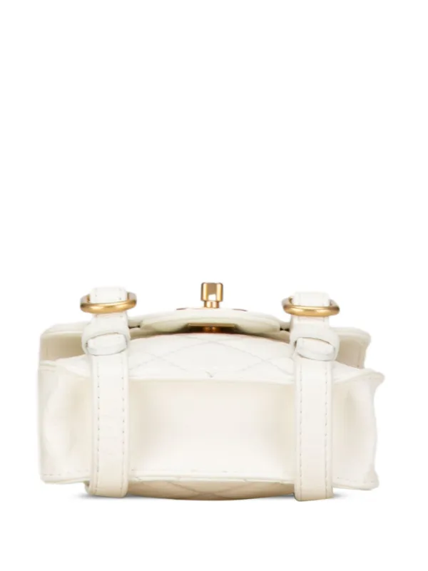 CHANEL Pre-Owned 2021-2023 カーフスキン シティ スクール