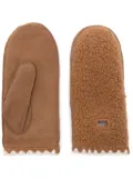 UGG UGGfluff mittens - Brown