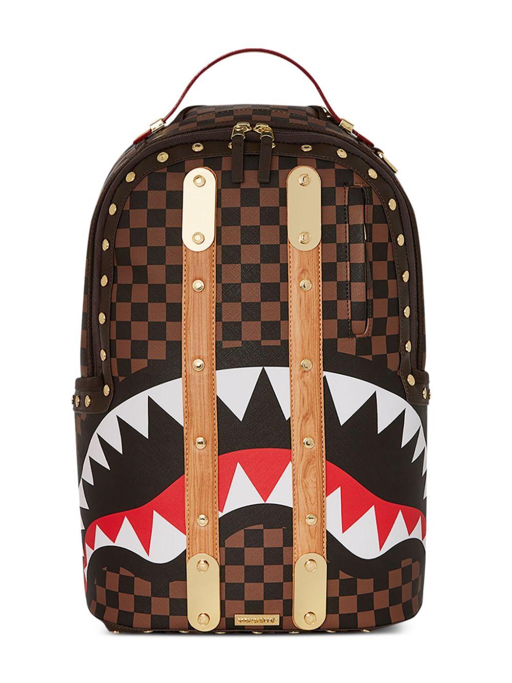 sprayground kid monster-print backpack - Brown