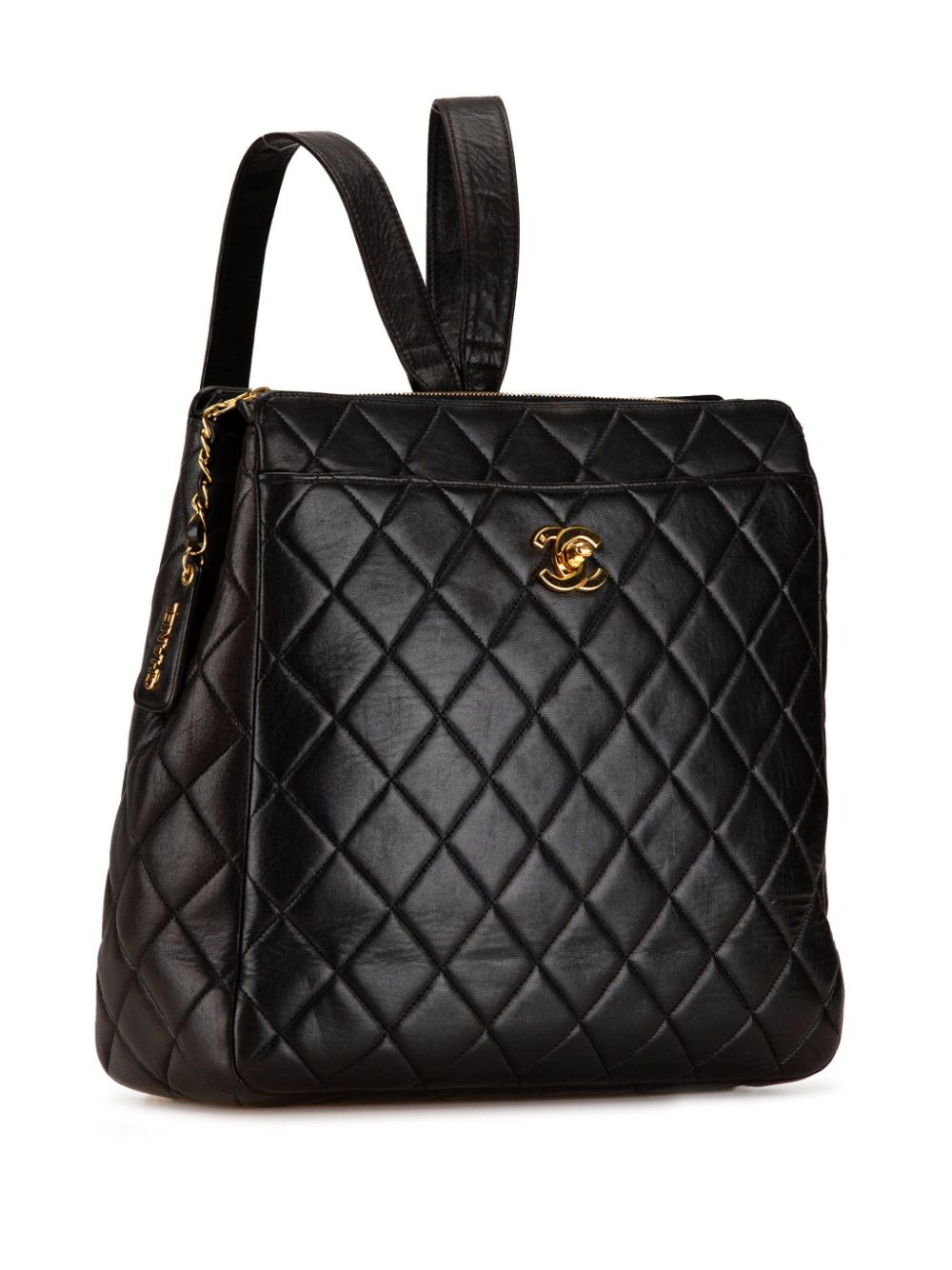 Affordable HOT SALE CHANEL 20th Century CC Quilted Lambskin backpack Women