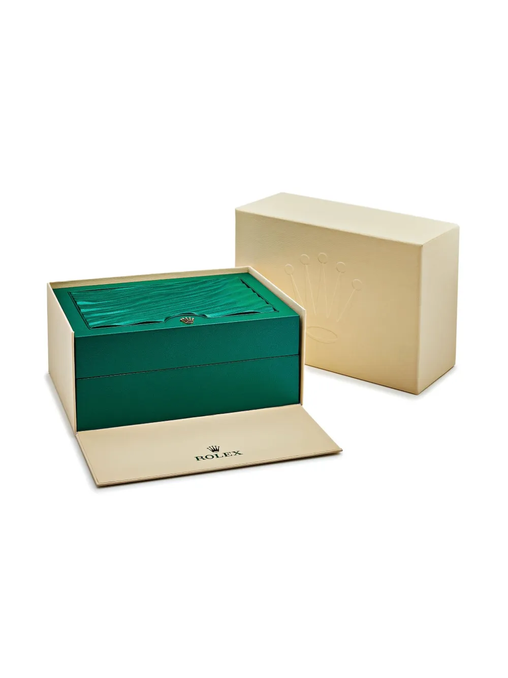 2024's☆ Rolex ☆KeyRing with Box ☆グリ−ン（Rolex Leather