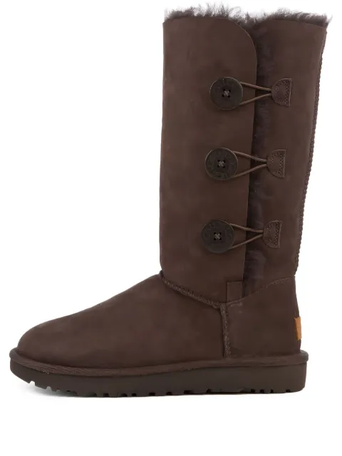 UGG botas Bailey Button Triplet II Chocolate