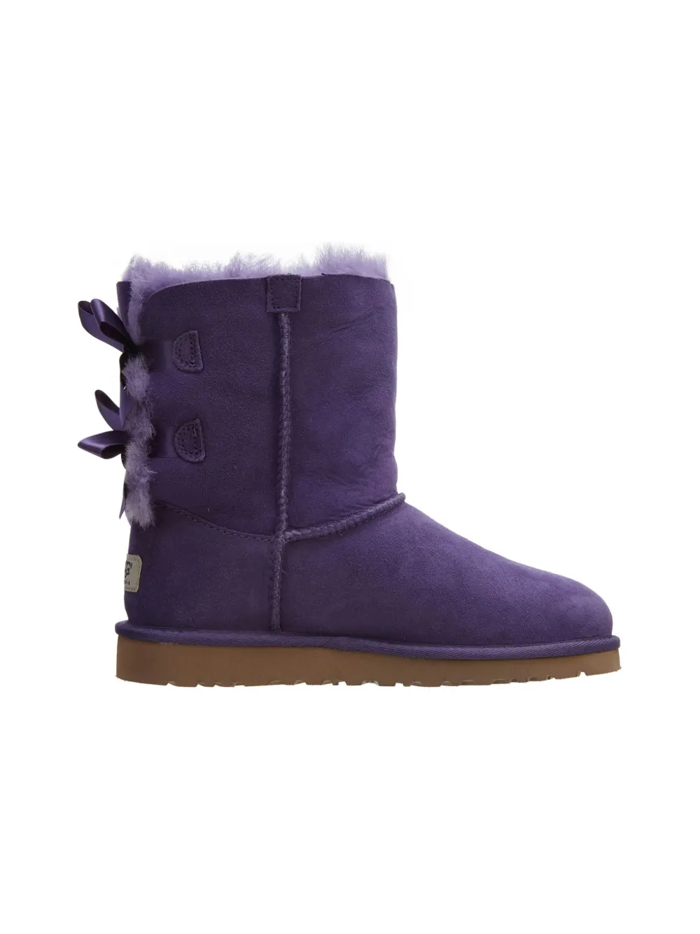 Shop Ugg Australia Bailey Bow Boots In 紫色