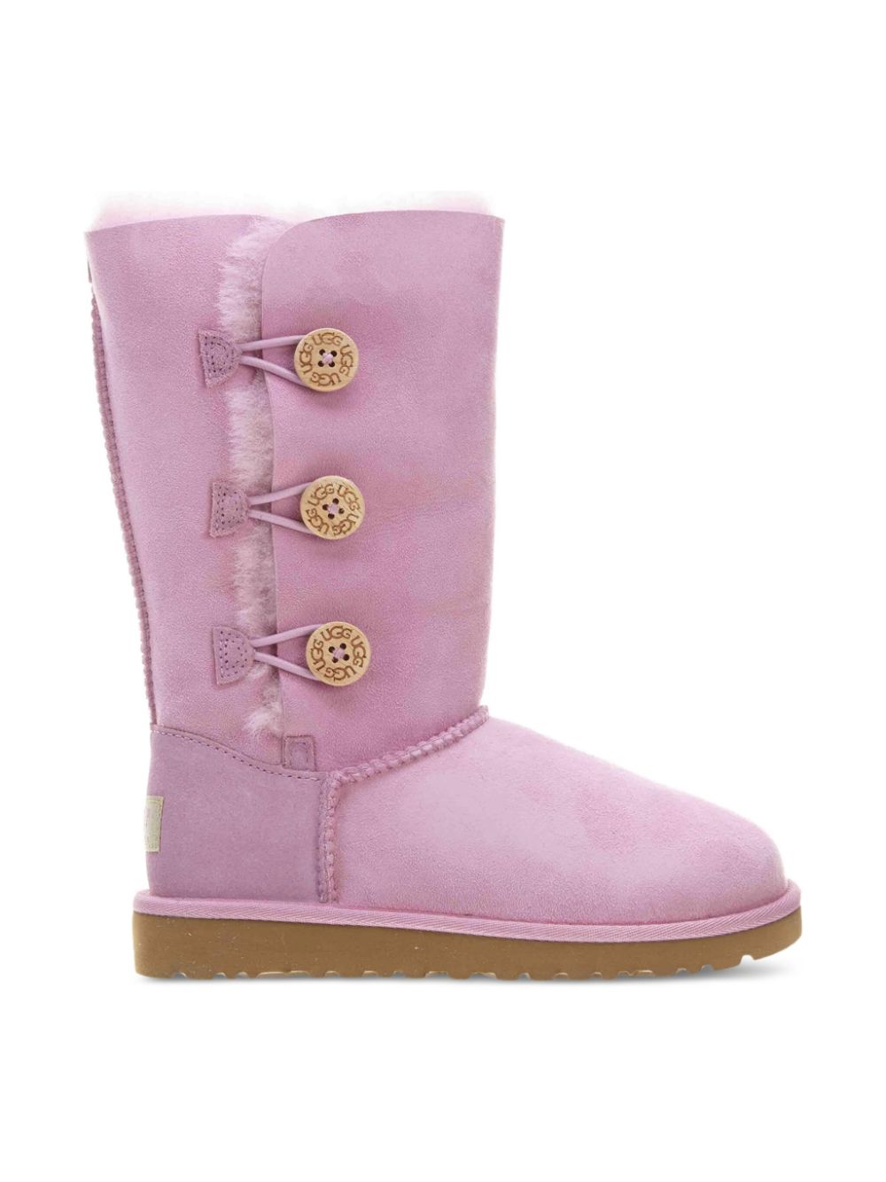 UGG Kids Bailey Button Triplet boots Pink