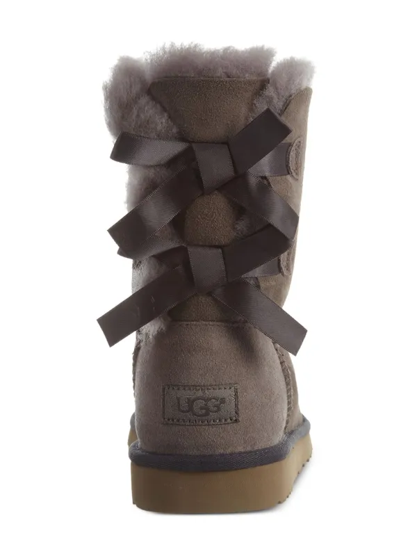 Grey Ugg Bailey Boot UGG Kids Bailey Bow Boots Grey FARFETCH BE