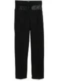 JORDANLUCA mesh tailored trousers - Black