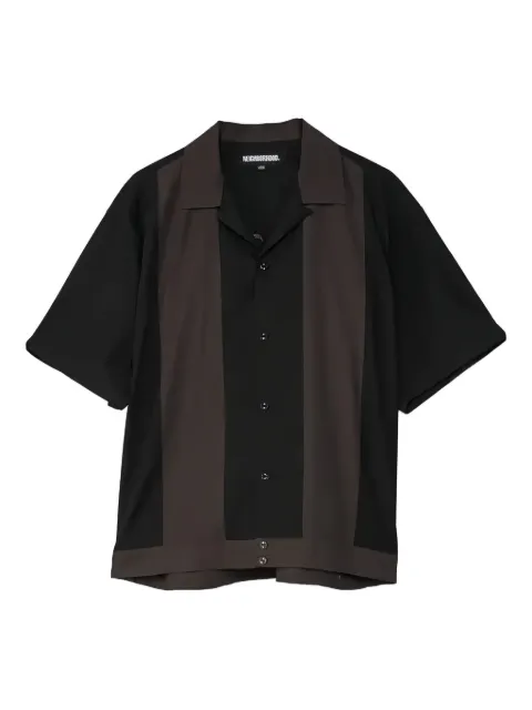 Neighborhood short-sleeved panelled bowling shirt