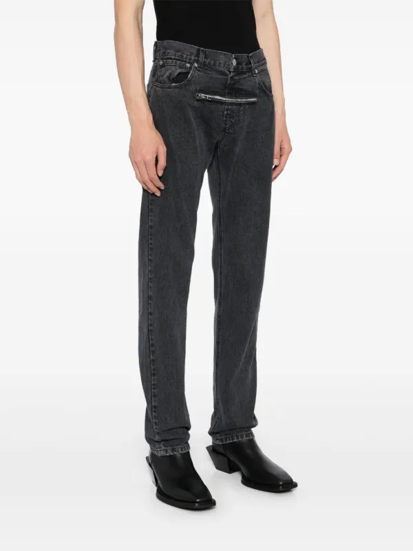 JORDANLUCA Robin Jeans Black FARFETCH