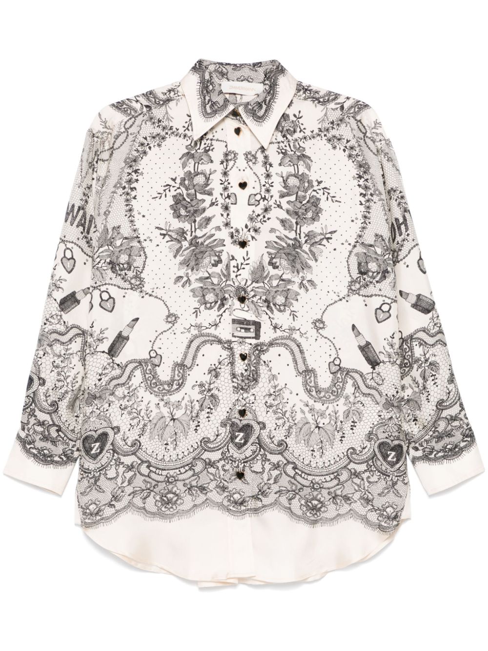 ZIMMERMANN Crush shirt - Neutrals