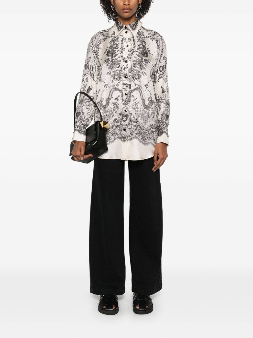 ZIMMERMANN Crush shirt - Neutrals