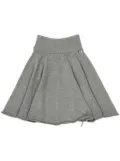 extreme cashmere Girl mini skirt - Grey