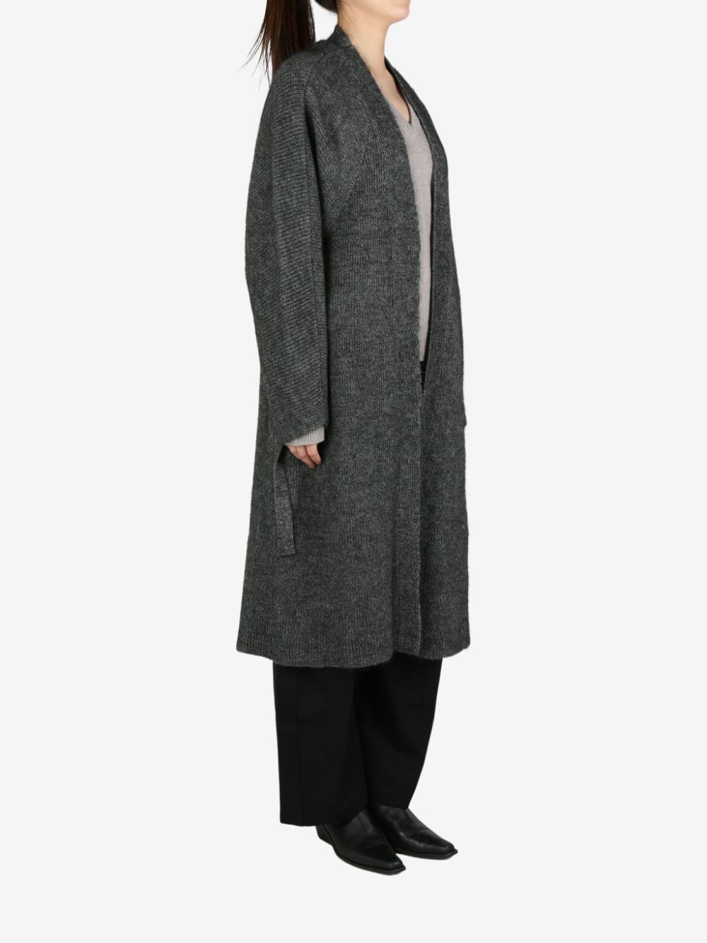 YANGKEHAN knitted coat - Grijs