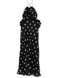 ZIMMERMANN 'Crush Ruffle Halter Maxi Dress' dress - Black