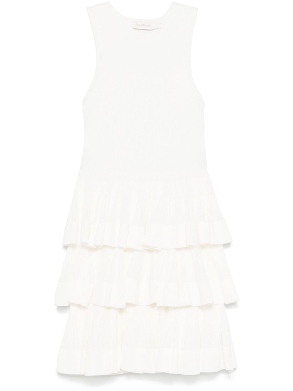 ZIMMERMANN Crush mini dress - White