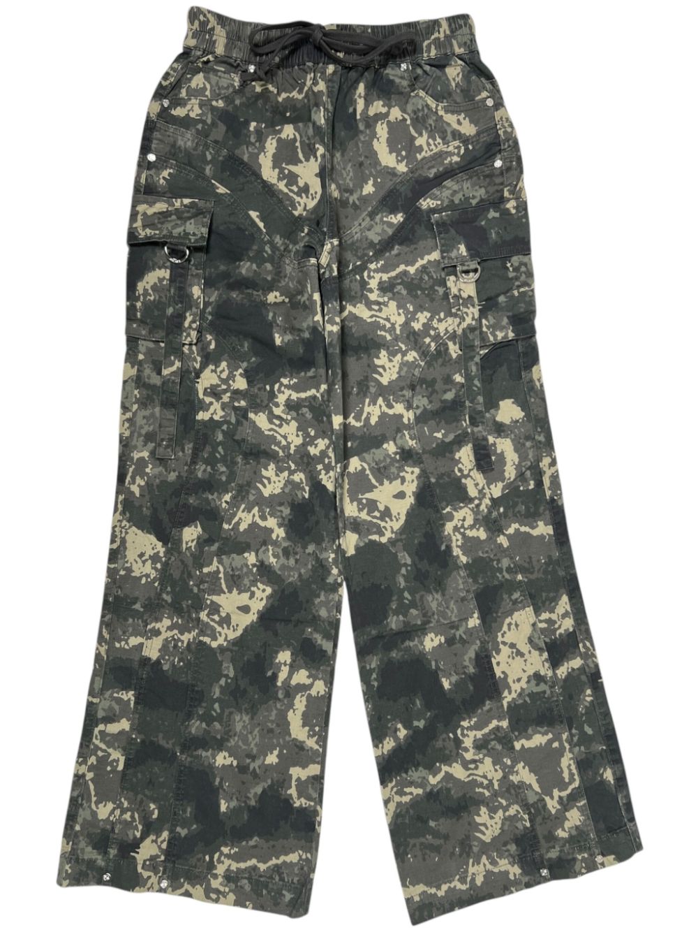 GUAPI camouflage-print jeans - Green