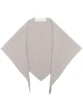 extreme cashmere bandana scarf - Neutrals