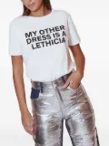 Lethicia Bronstein Carol metallic trousers - Silver