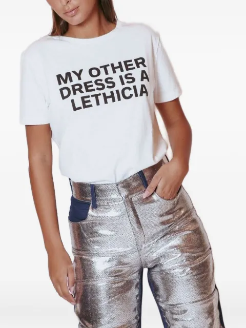 Lethicia Bronstein Carol metallic trousers