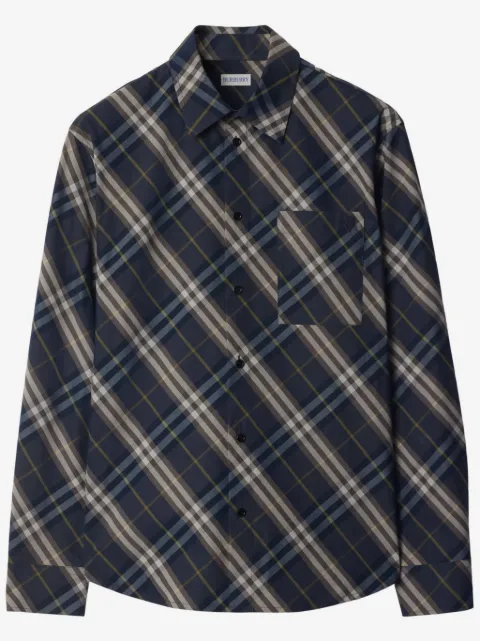 Burberry checked shirt