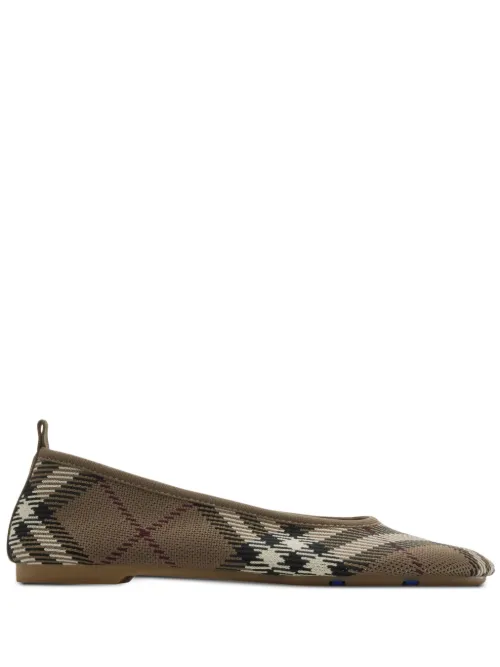 Ballerines Baby à carreaux - Burberry - Modalova