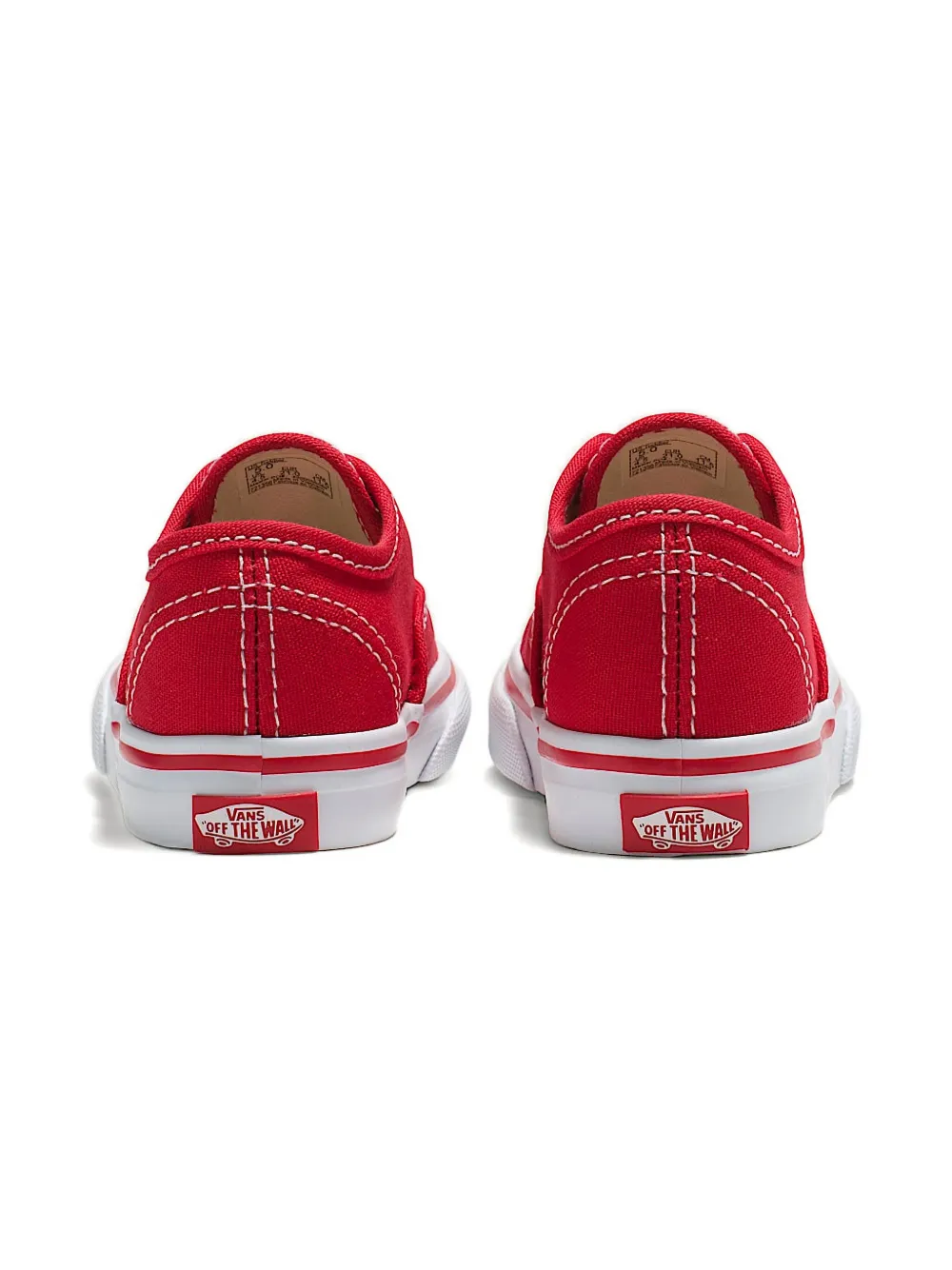 Vans Kids Authentic TD trainers Red