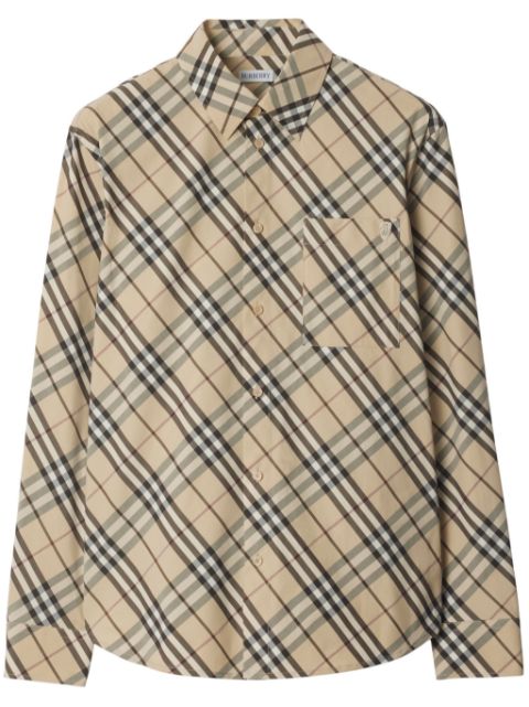 Burberry checked shirt Men