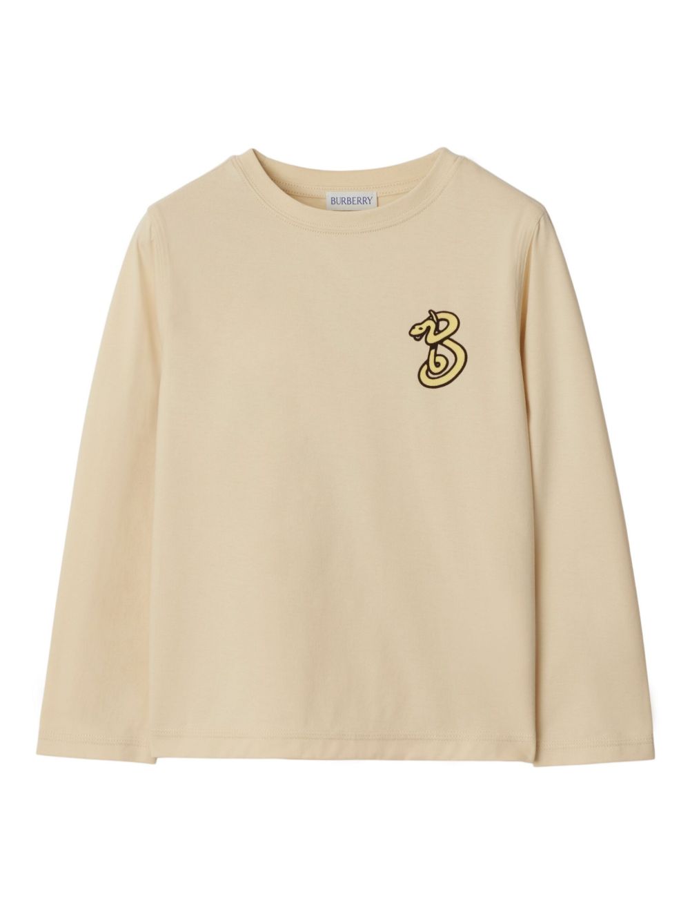 Burberry Logo-print T-shirt In Neutral