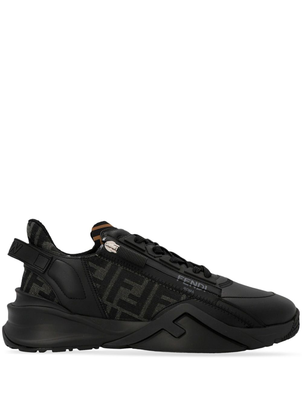 Shop Fendi Flow Sneakers In Schwarz