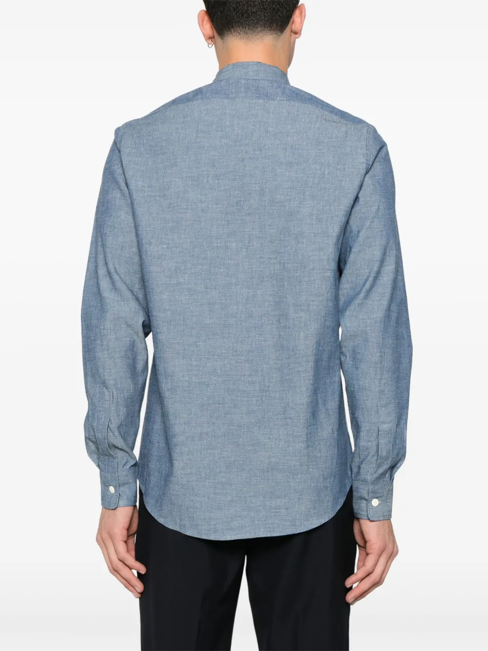 FURSAC Overhemd met geborduurd hart Blauw