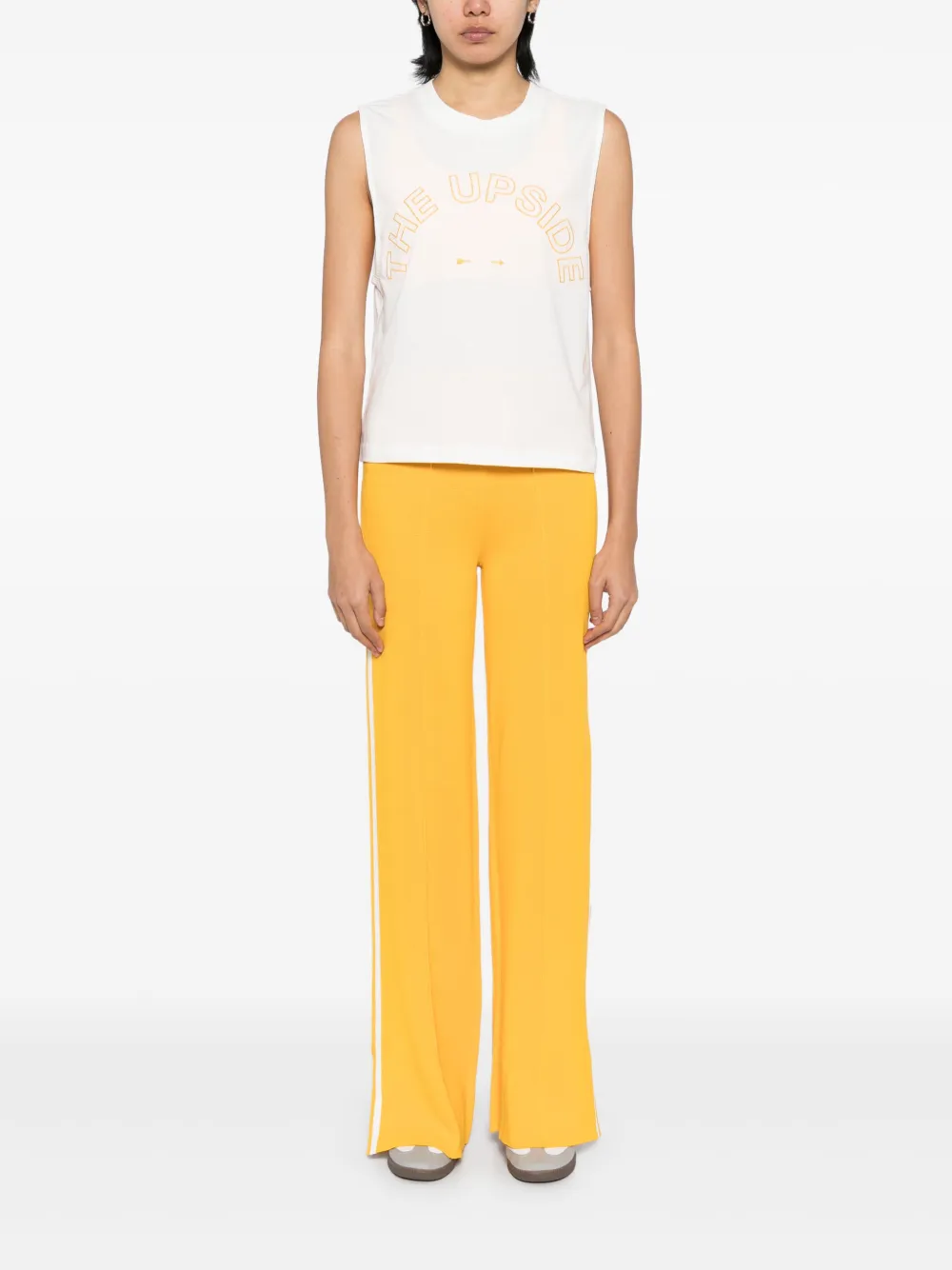 The Upside Tanktop met logo - Wit