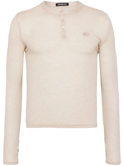 Ground Zero playera con logo bordado