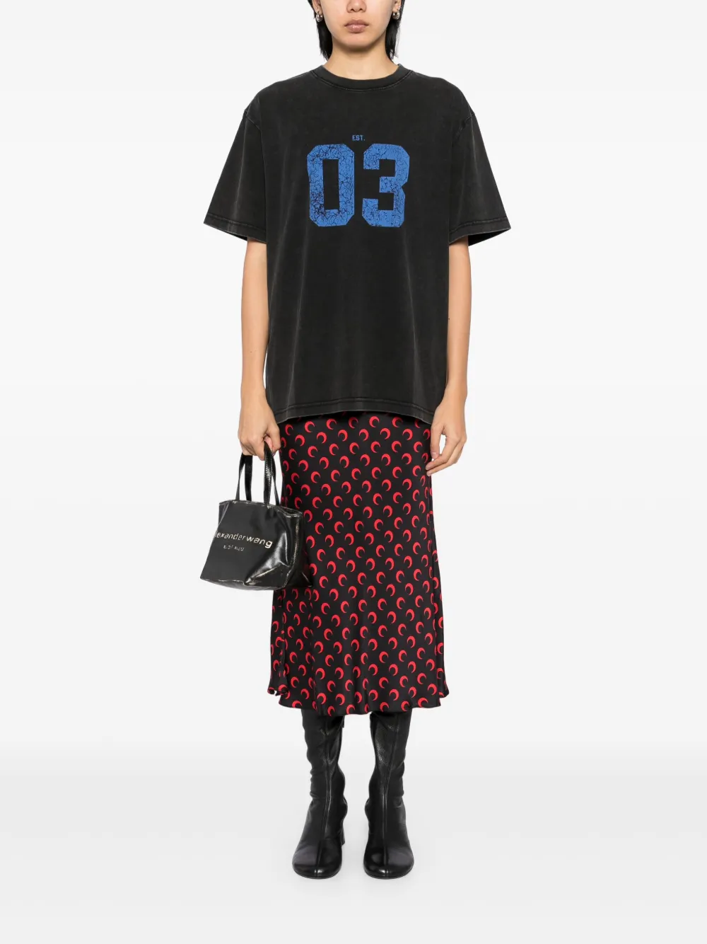Shop Ground Zero Graphic-print T-shirt In Schwarz