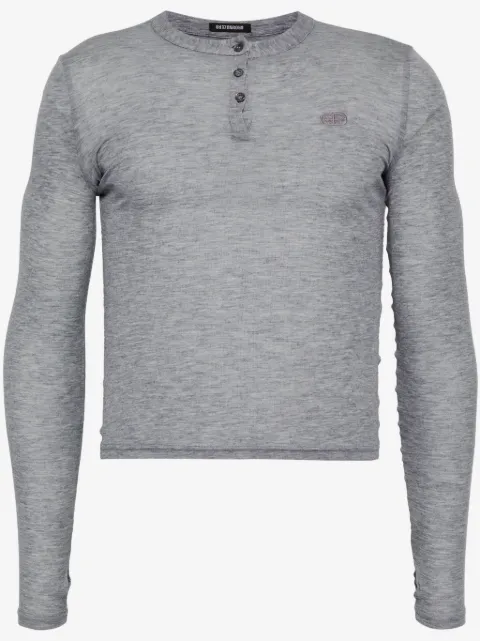 Ground Zero logo-embroidered T-shirt