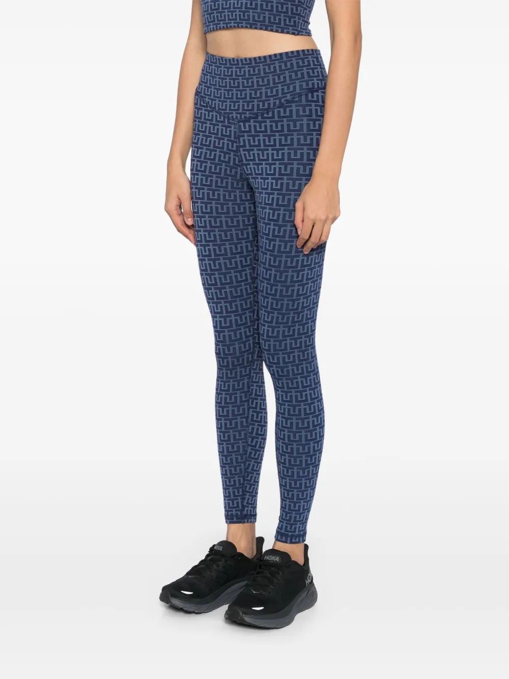 The Upside Farrow 25in hoge midi-legging Blauw