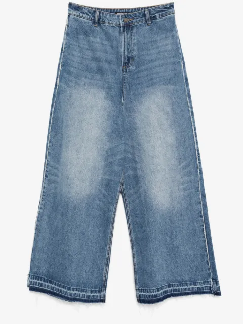 Ground Zero faded wide-leg jeans