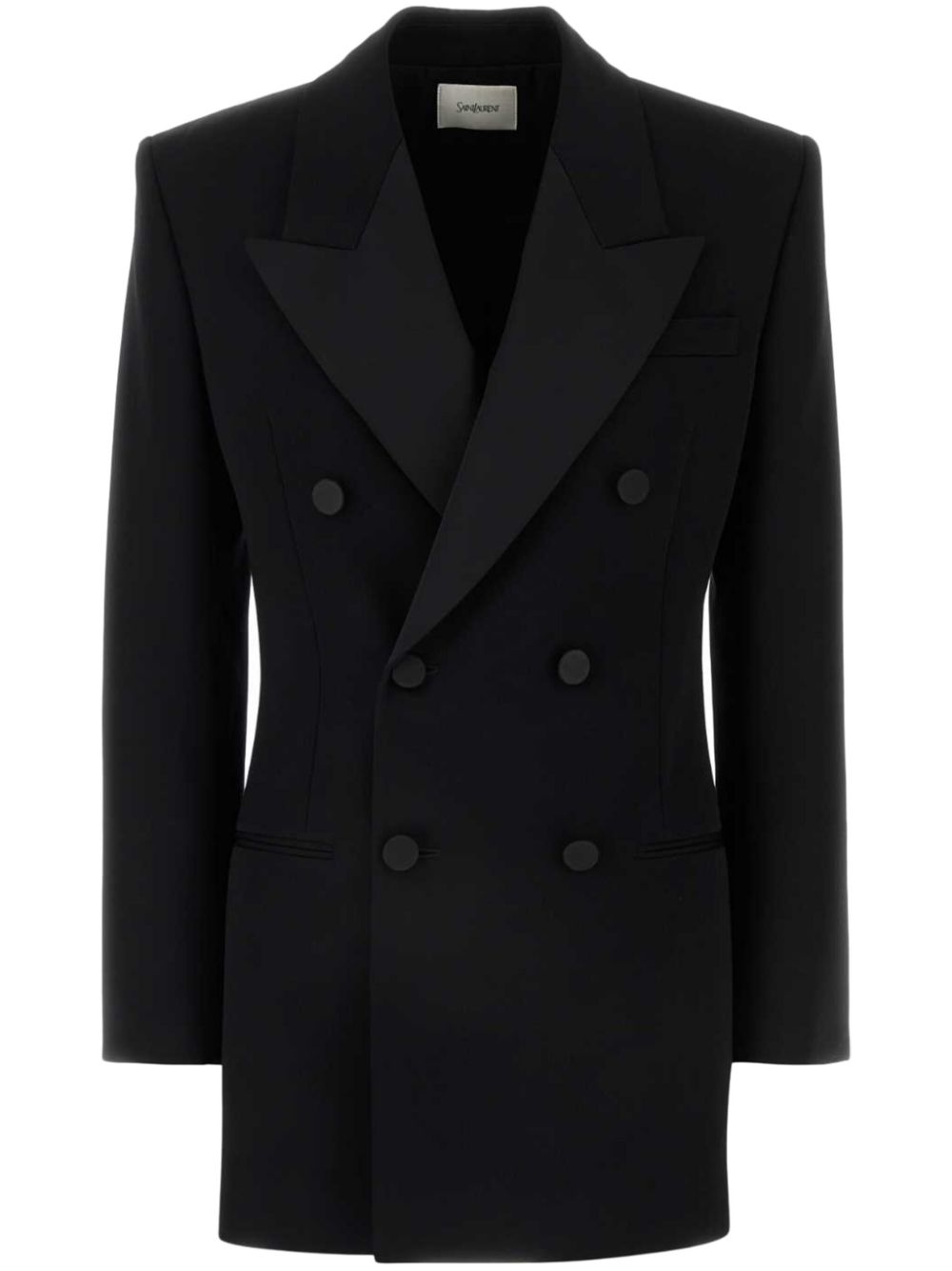 Saint Laurent wool blazer dress - Black