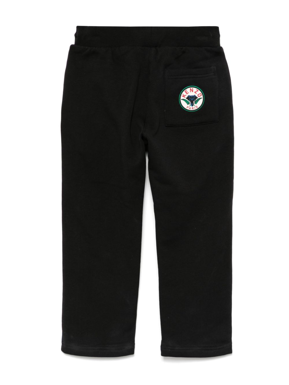 Kenzo Kids Broek met geborduurd logo - Zwart