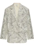 Gestuz GentaGZ blazer - Silver