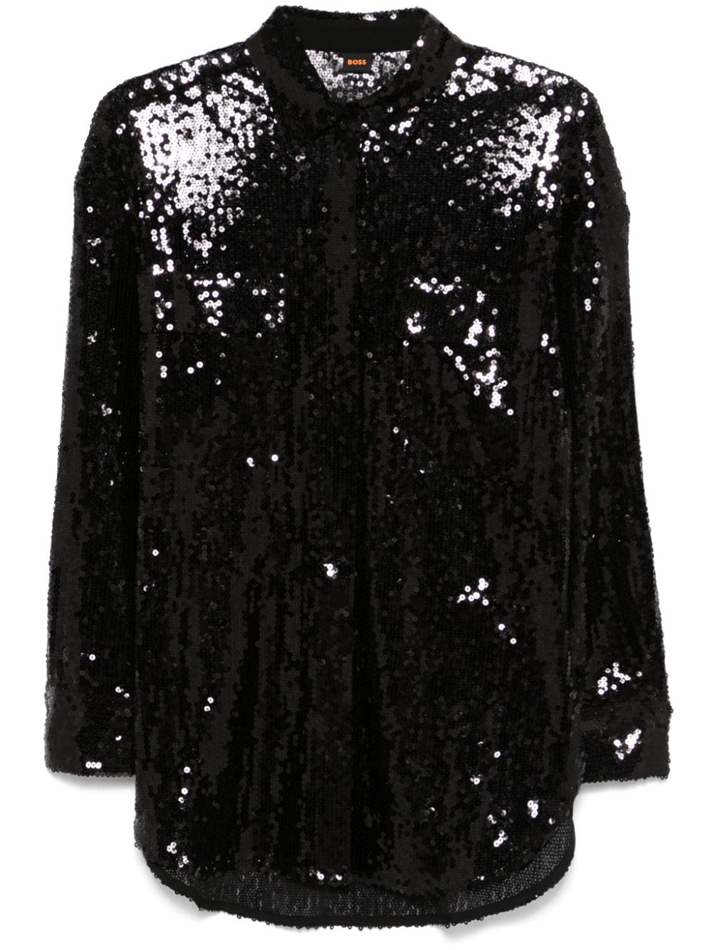 BOSS sequined shirt - Black