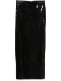 BOSS Eluxia midi skirt - Black