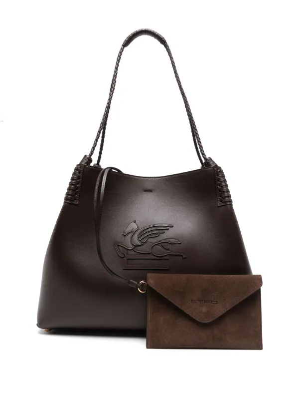 【関送込】ETRO◆LEATHER LIBRA SHOULDER BAG ETRO Libra ショルダーバッグ | ブラウン | FARFETCH JP