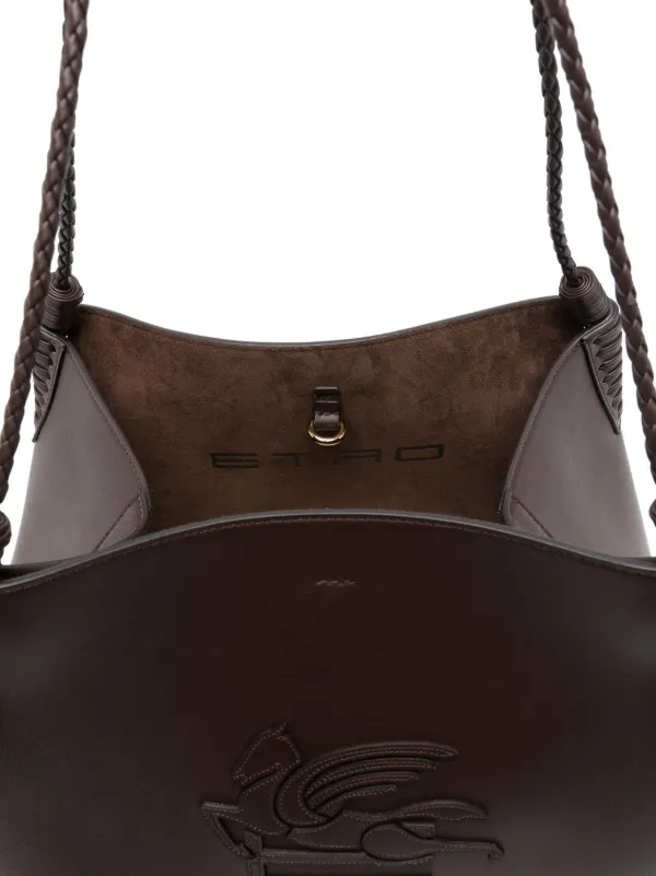 【送料&関税込】Etro Shopping Libra S Shoulder Bag ETRO Libra Shoulder Bag | Brown | FARFETCH