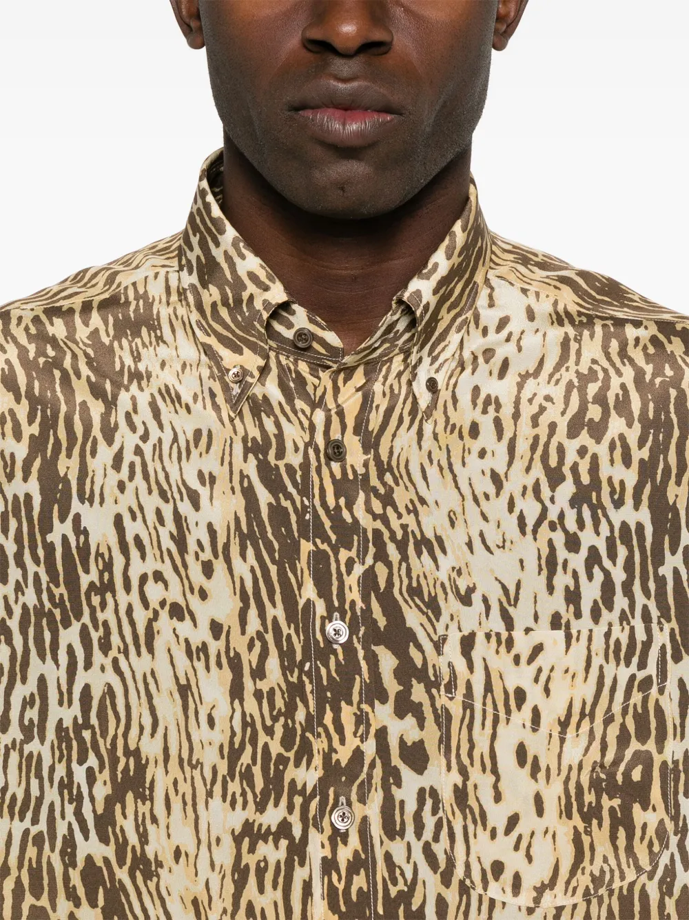 Affordable TOM FORD animal-print shirt Men