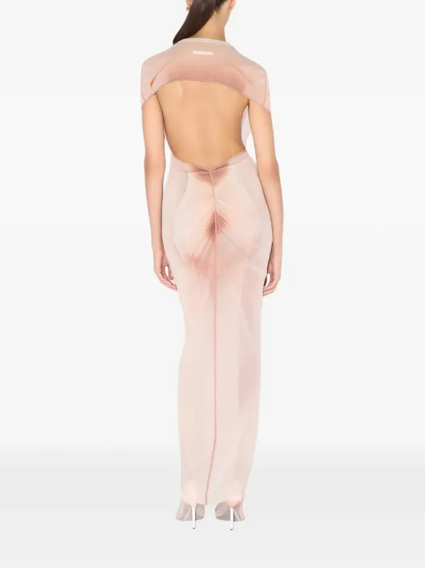 jean paul gaultier pink dress Jean Paul Gaultier Pink Ruffled Dress