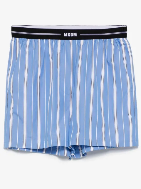 MSGM Striped shorts