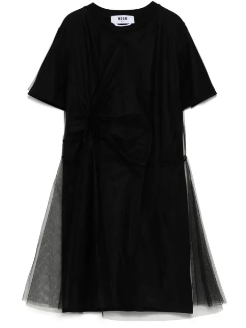 MSGM mesh detailing dress