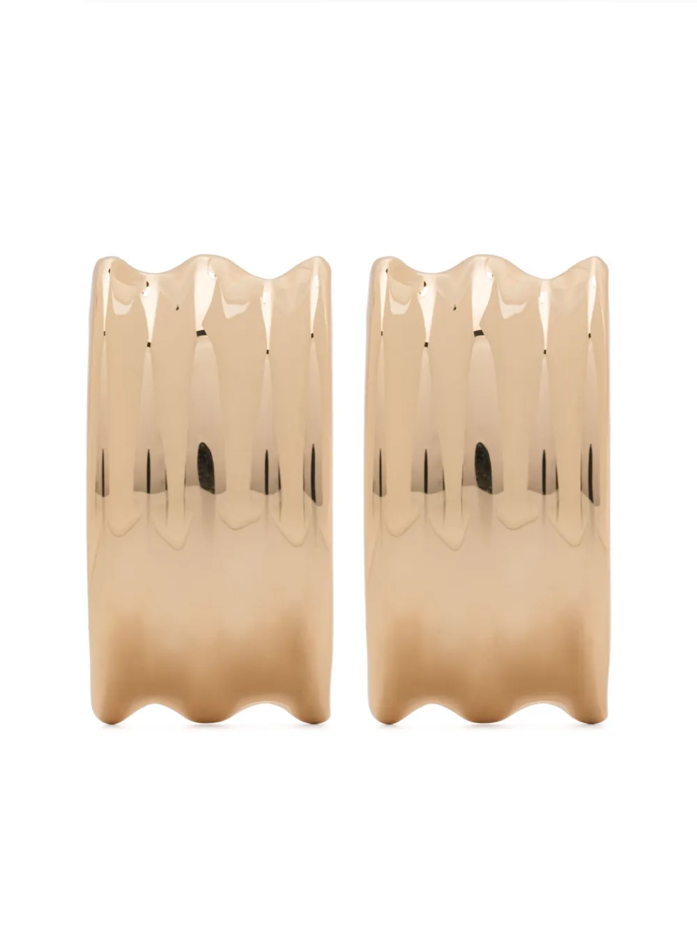 ridged earrings