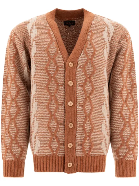 BEAMS PLUS cárdigan en jacquard